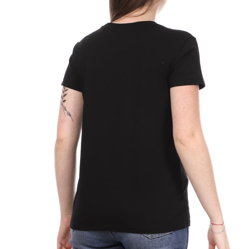 T-shirt Noir Femme Teddy Smith Teddy vue 2