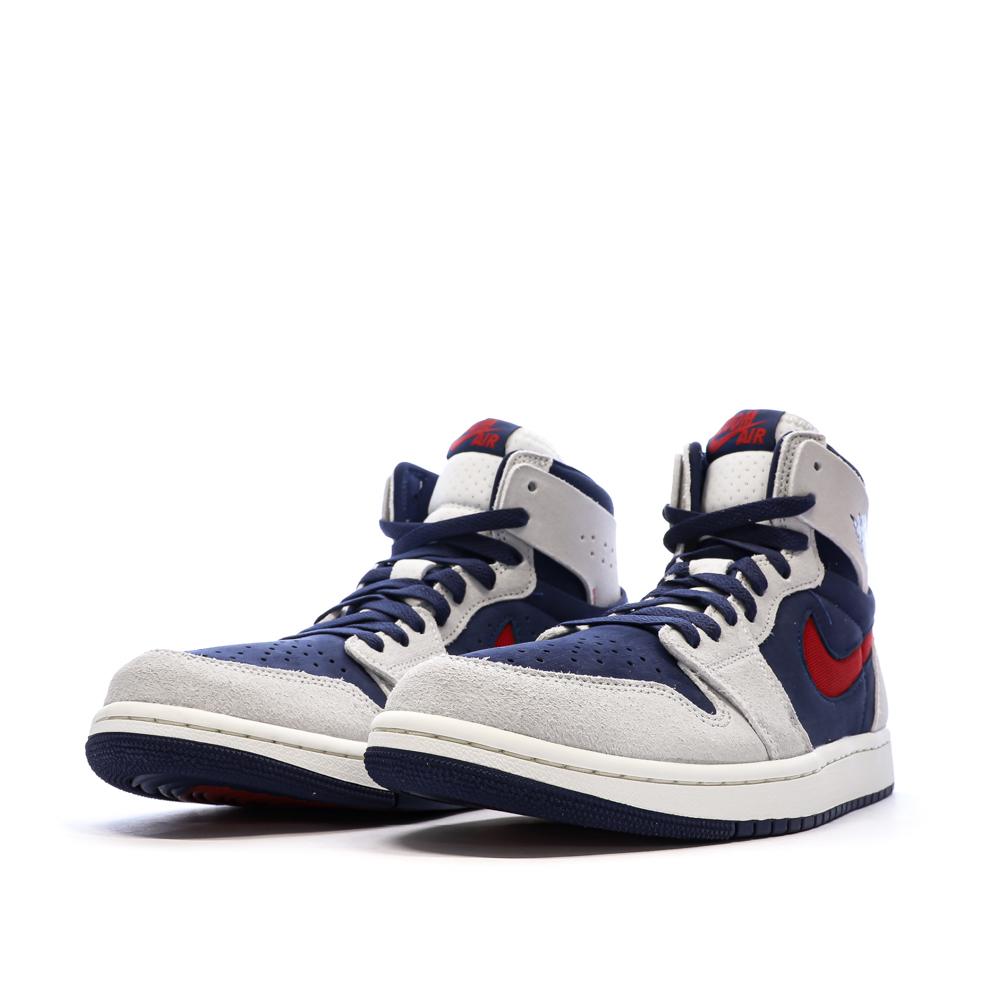Nike Air Jordan 1 Zm Air Bleu/Gris Homme Nike vue 6