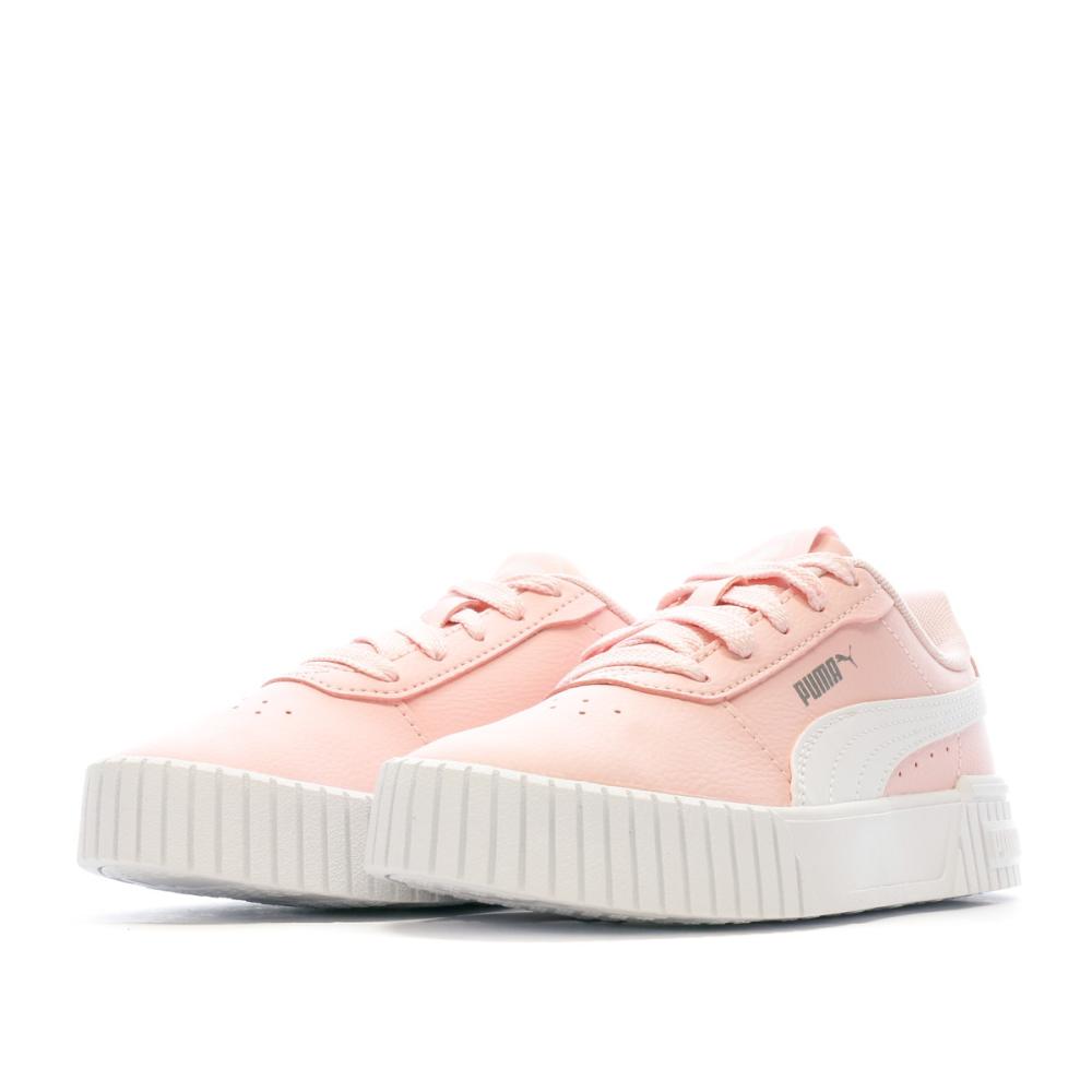 Baskets Rose Fille Puma Carina vue 6