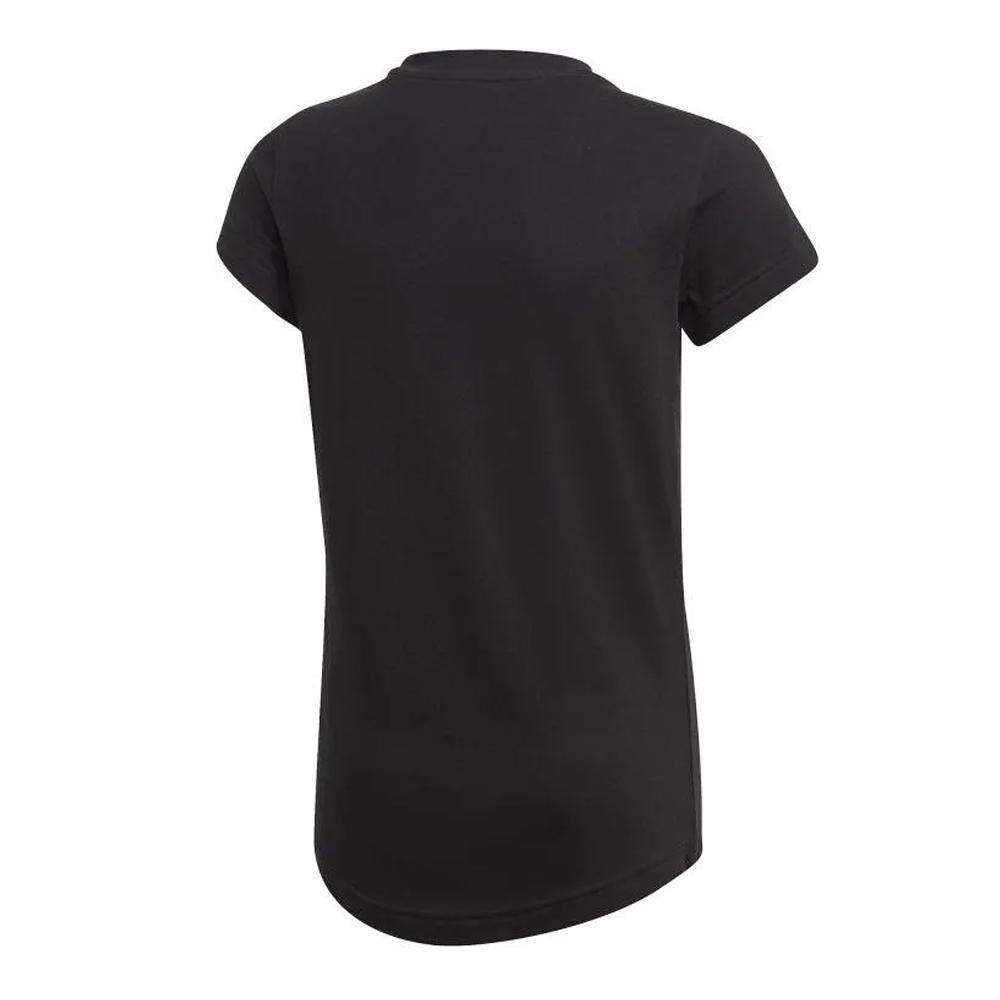 T-shirt Noir Fille Adidas FM4480 vue 2