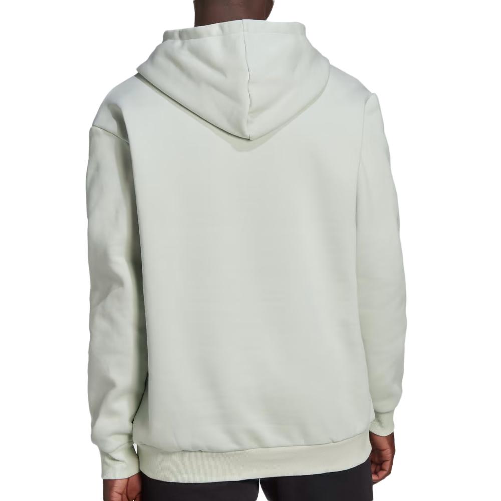 Sweat à Capuche Vert Homme Adidas HL68 vue 2