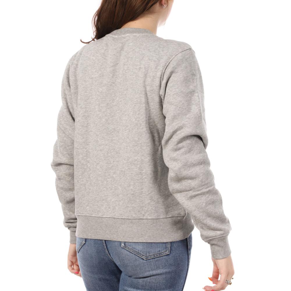 Sweat Gris Femme Guess Gold Triangle vue 2
