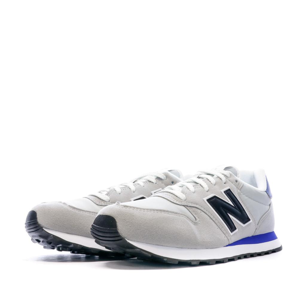 500 Baskets Gris/Bleu Homme New Balance vue 6