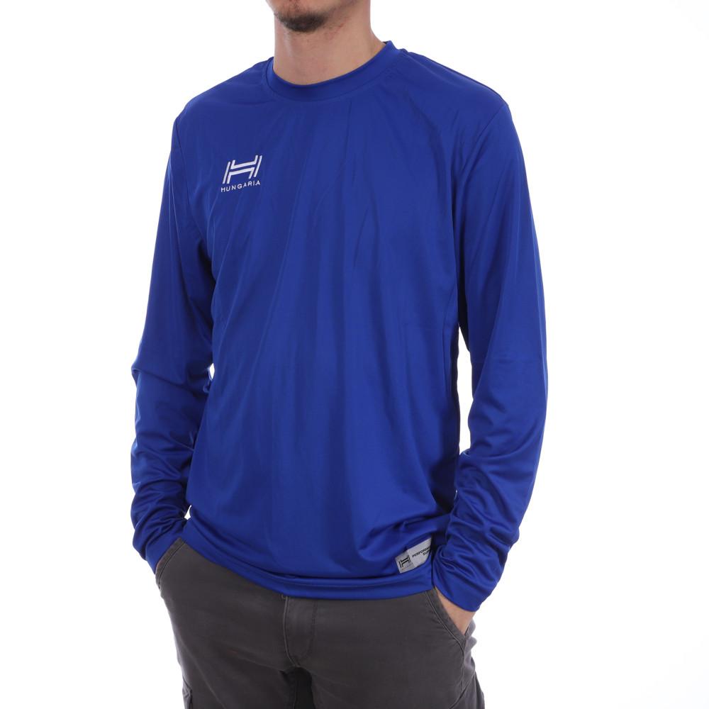 Maillot manches longues bleu homme Hungaria Shirt Premium pas cher