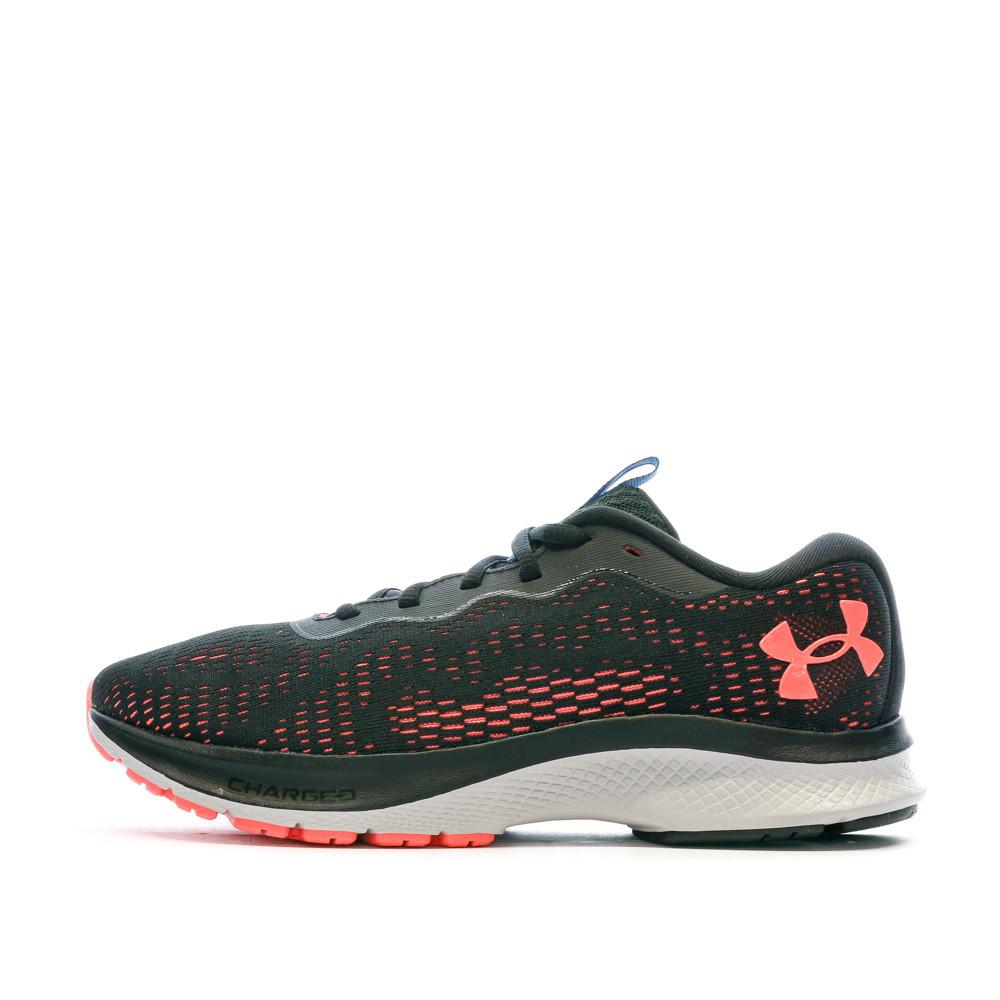 Chaussures de running Noir/Rose Femme Under Armour Charged Bandit 7 pas cher
