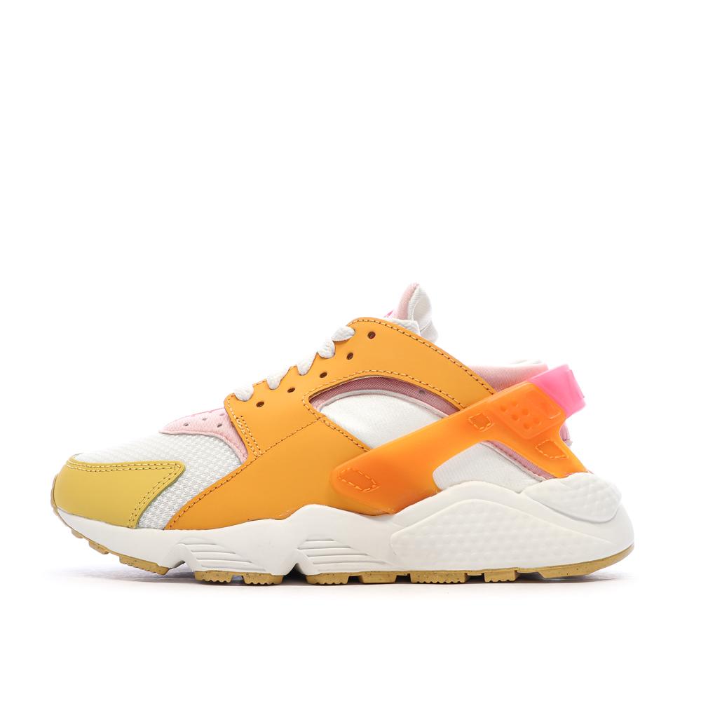 Baskets Oranges Femme Nike Air Huarache pas cher
