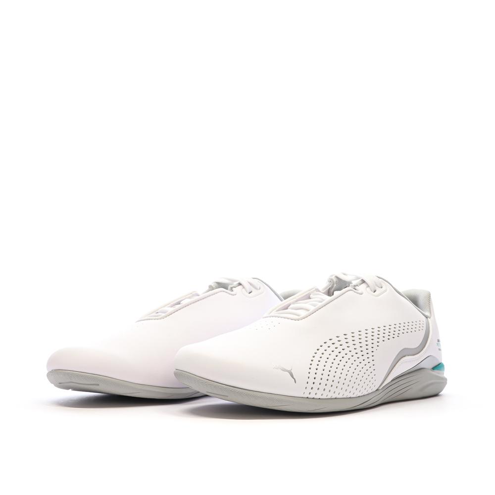 Baskets Blanches/Turquoises Homme Puma Mercedes Cat Decima Puma vue 6