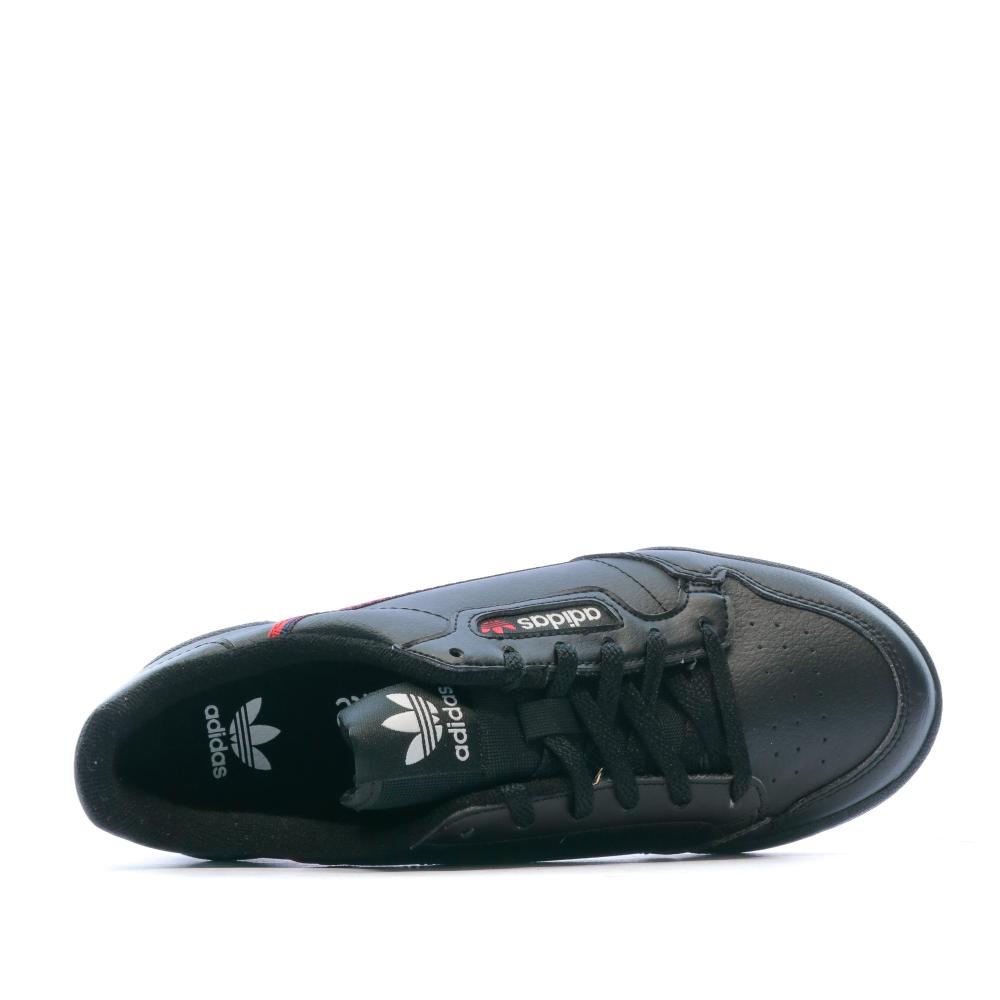 Baskets Noires Garçon Adidas CONTINENTAL 80 J vue 4