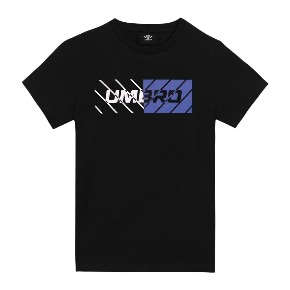T-shirt Noir Garçon Umbro Gam pas cher