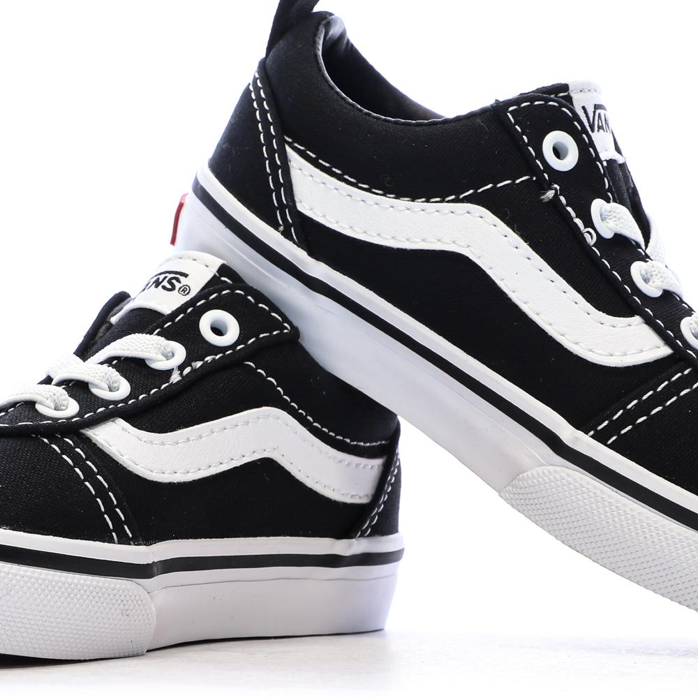 Baskets Noires/Blanches Enfant Vans Ward Slip-on vue 7