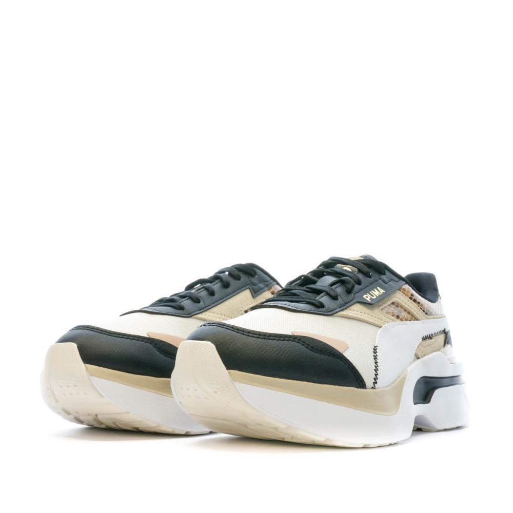 Baskets Blanches/Noires Femme Puma Kosmo Rider vue 6