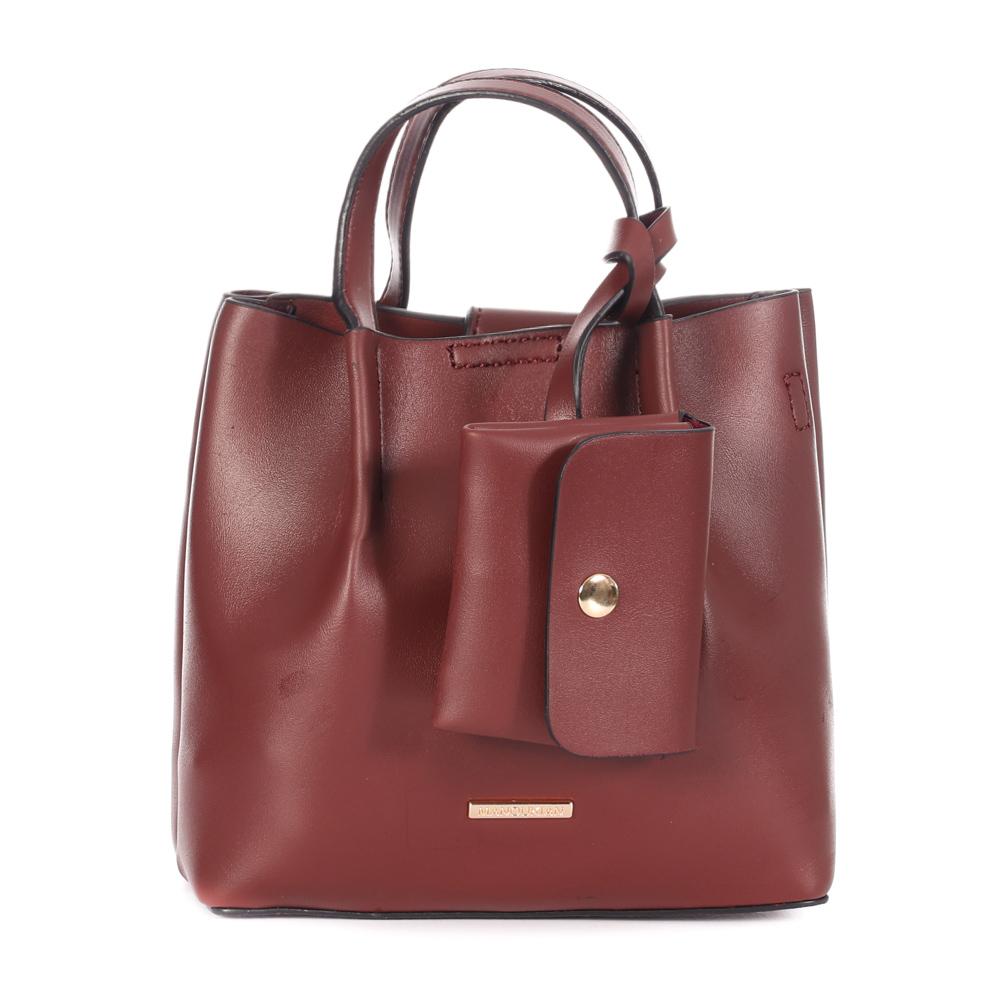 Sac à Main Rouge Femme Manoukian NOAM pas cher