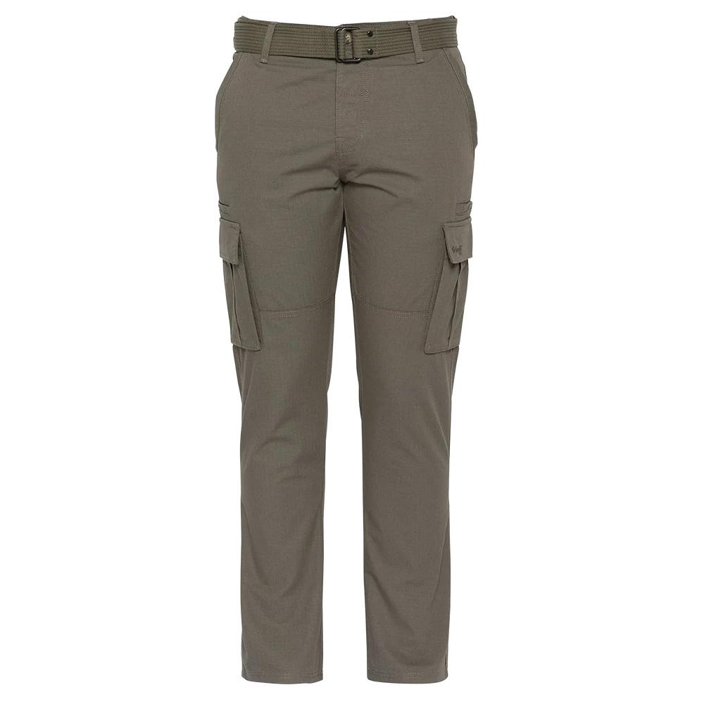Pantalon fluide Kaki Homme Schott TRASSAULT pas cher