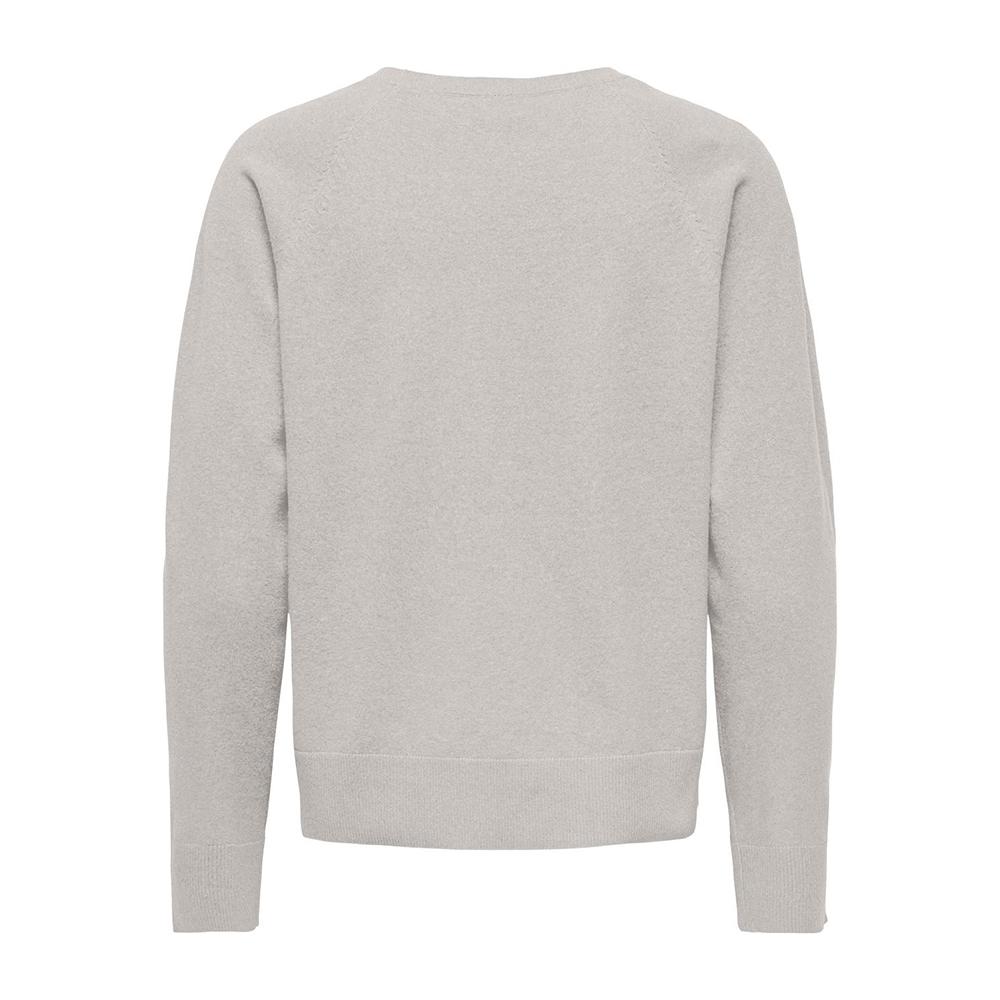 Pull Ecru Femme Only Lama vue 2