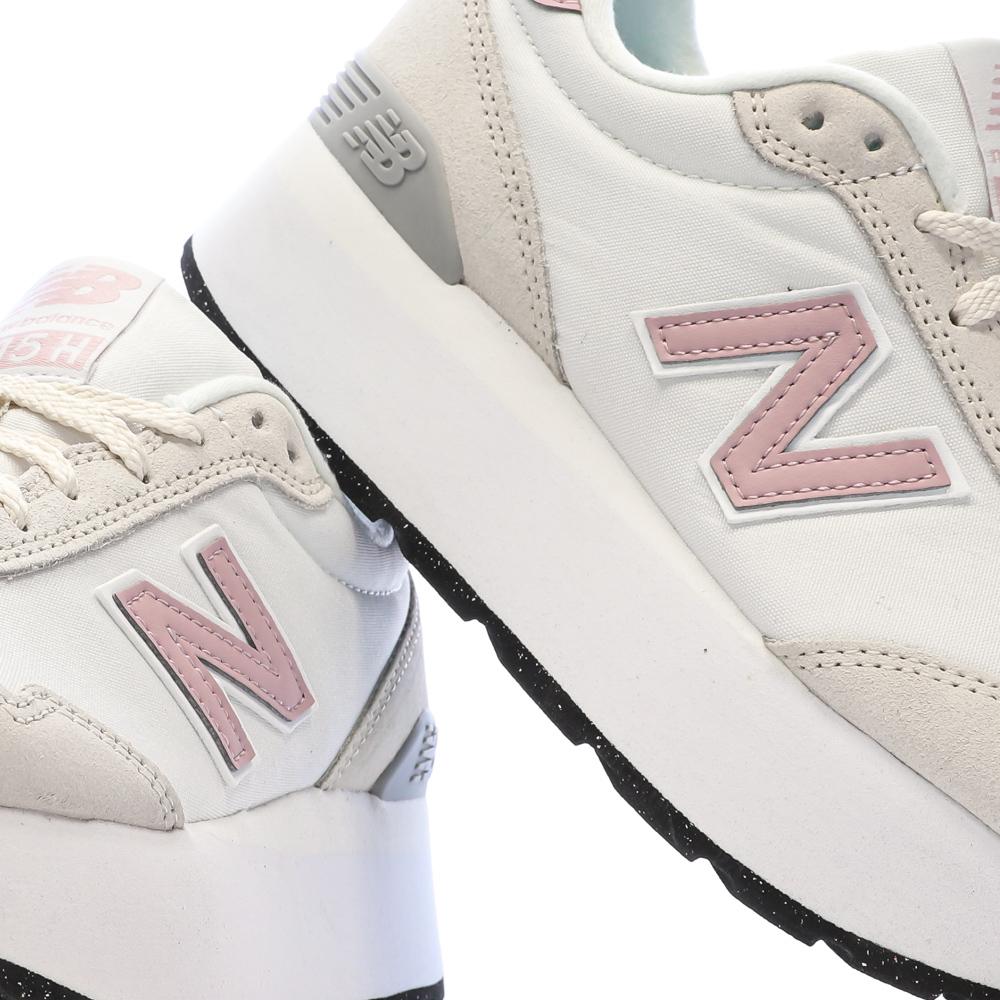 Baskets Blanches/Beiges/Roses Femme New Balance 515 vue 7