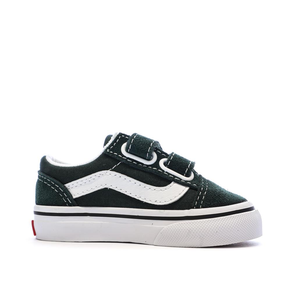 Baskets Vert Foncé Enfant Vans Old Skool Glow Summer Nights vue 2
