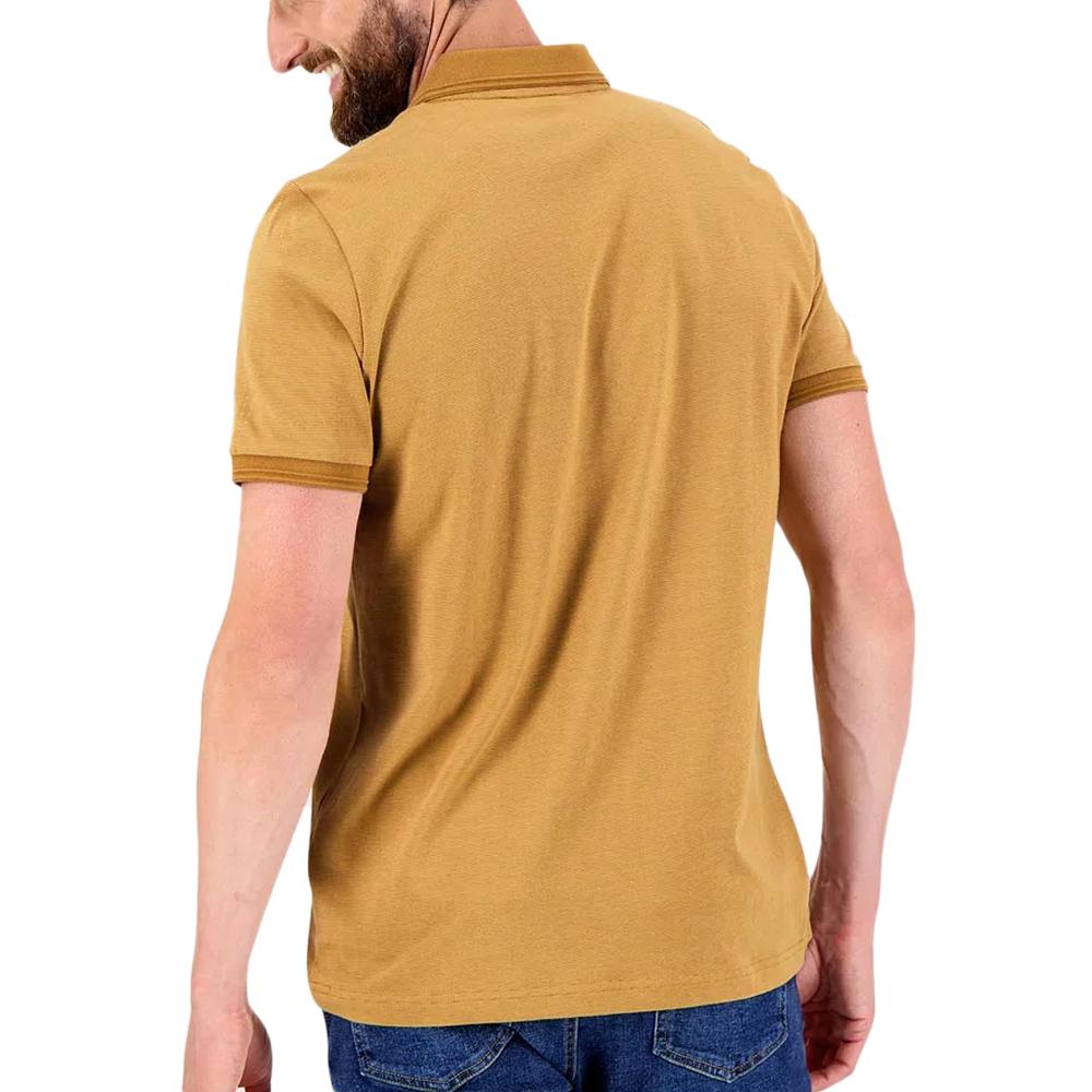 Polo Jaune Homme TBS ATTONPOL14027 vue 2
