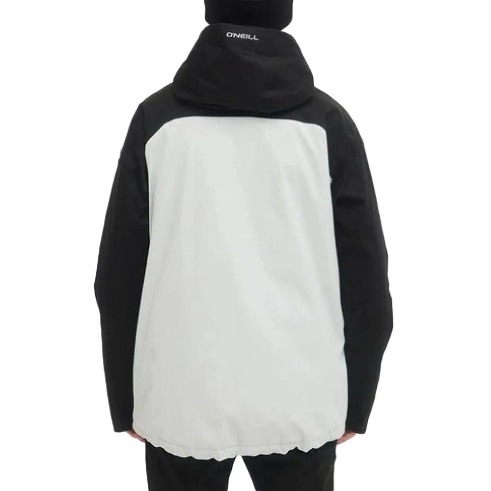 Manteau de ski Écru/Noir Homme O'Neill Total Disorder vue 2