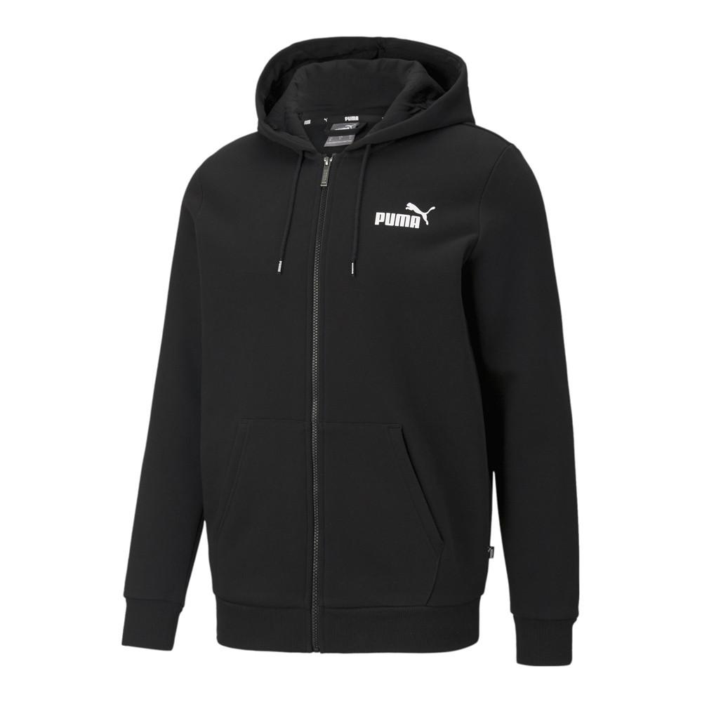 Sweat Zippé Noir Homme Puma Essential 586702 pas cher