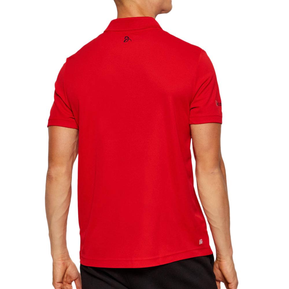 Polo Rouge Homme Lacoste Polo Lacoste X Novak Djokovic vue 2