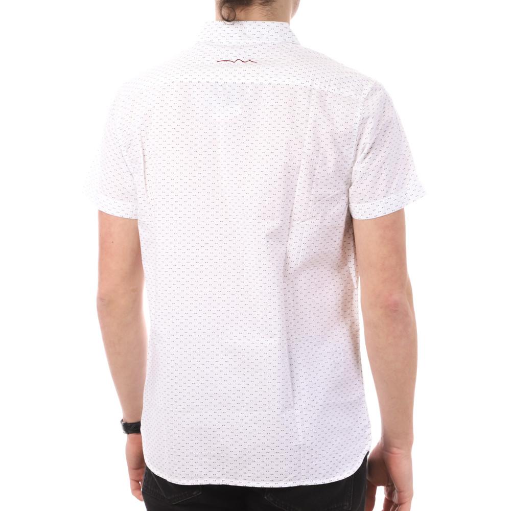 Chemise à Manches Courtes Blanche Homme Teddy Smith Coury vue 2