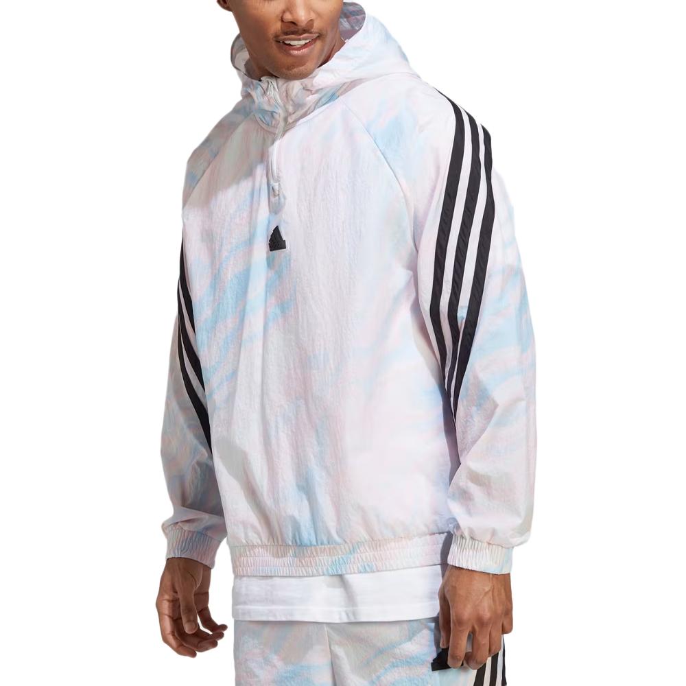 Veste Blanche/Rose/Bleu Homme Adidas Aop pas cher