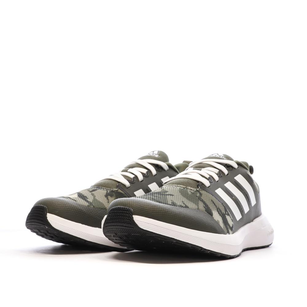 Baskets Kaki Garçon Adidas Fortarun 2.0 vue 6