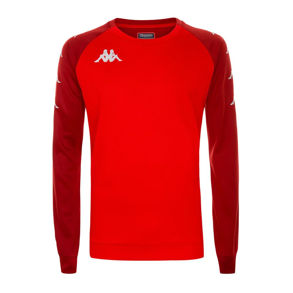 Sweat D'entrainement Rouge Homme Kappa Parme pas cher