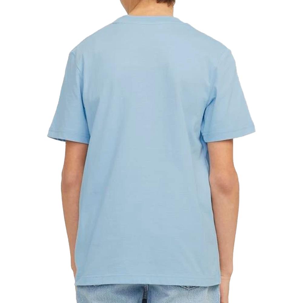 T-shirt Bleu Garçon Jack & Jones Beau vue 2