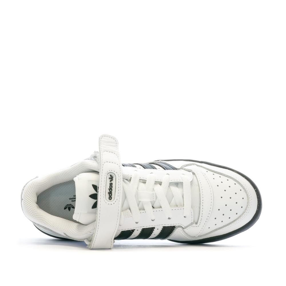 Baskets Blanches Garçon Adidas Forum Low vue 4