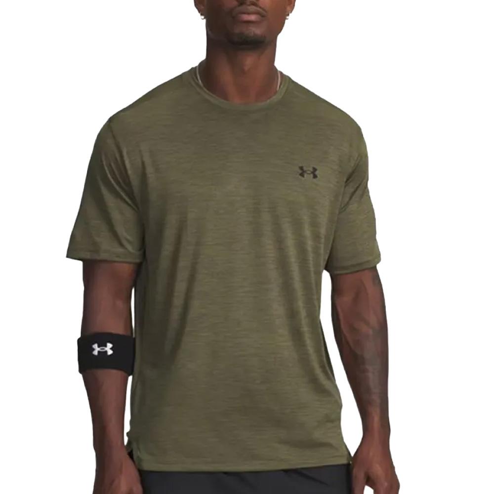 Camiseta deportiva de color caqui para hombre Under Armour UA Tech Vent barato