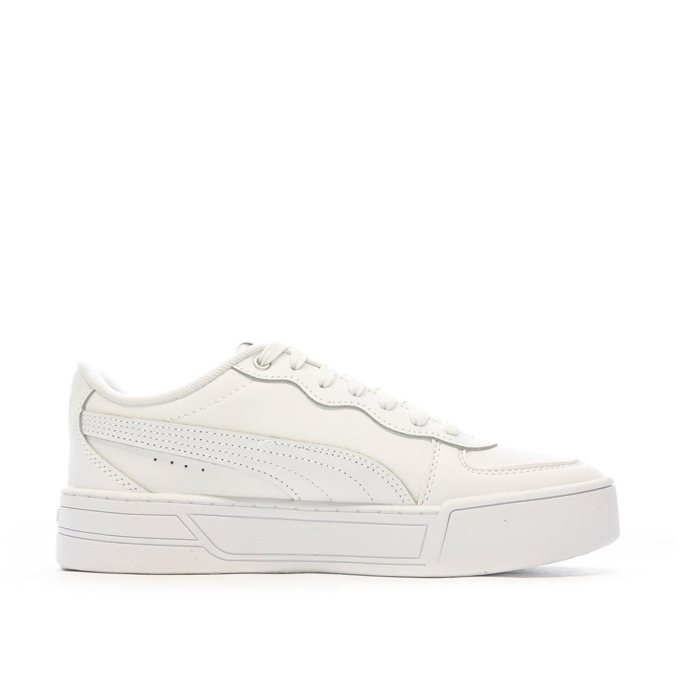 Baskets Blanches Femme Puma Skye vue 2