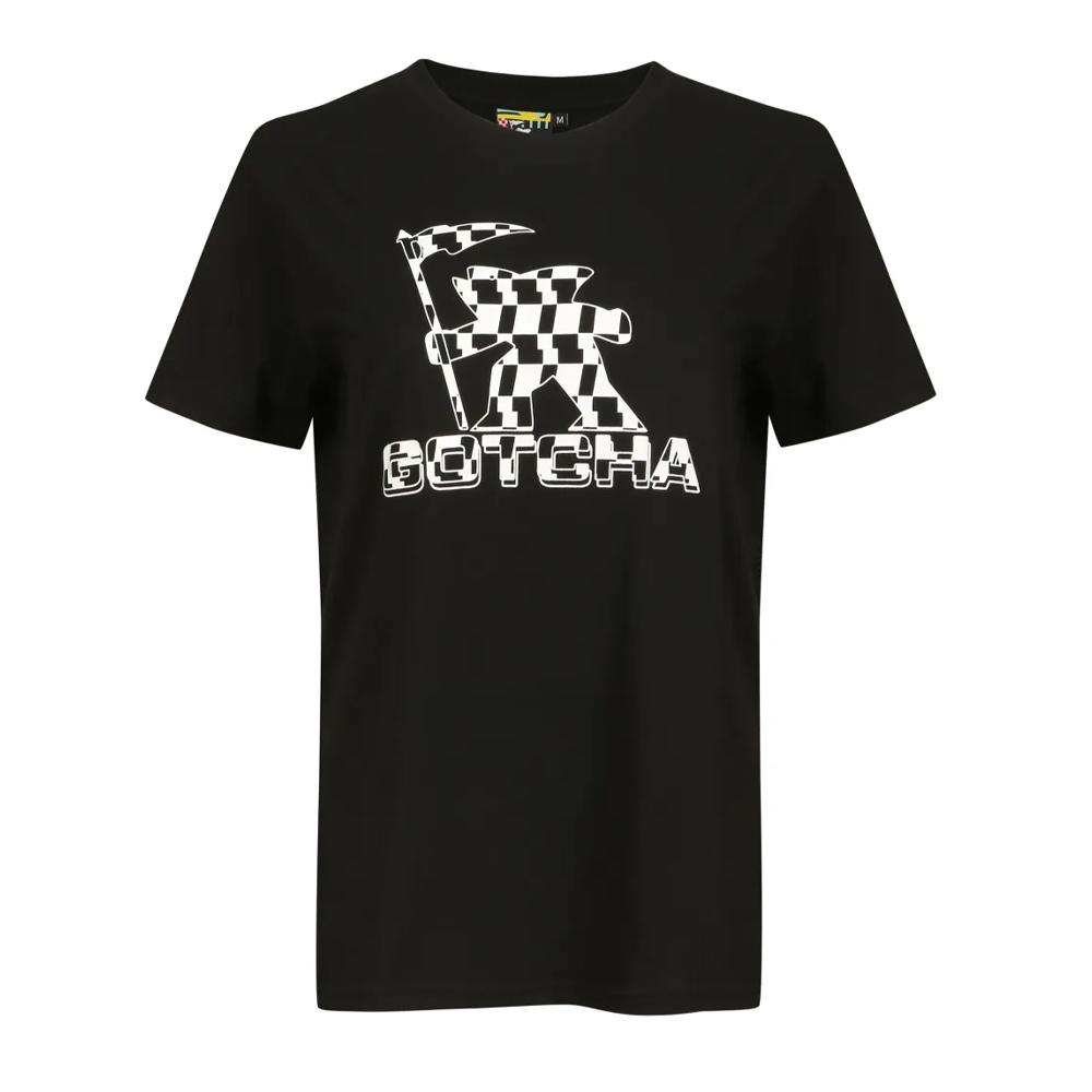 T-shirt Noir/Blanc Femme Gotcha Twist pas cher