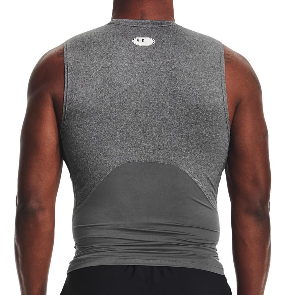 Débardeur de Compression Gris Homme Under Armour Comp Sl vue 2
