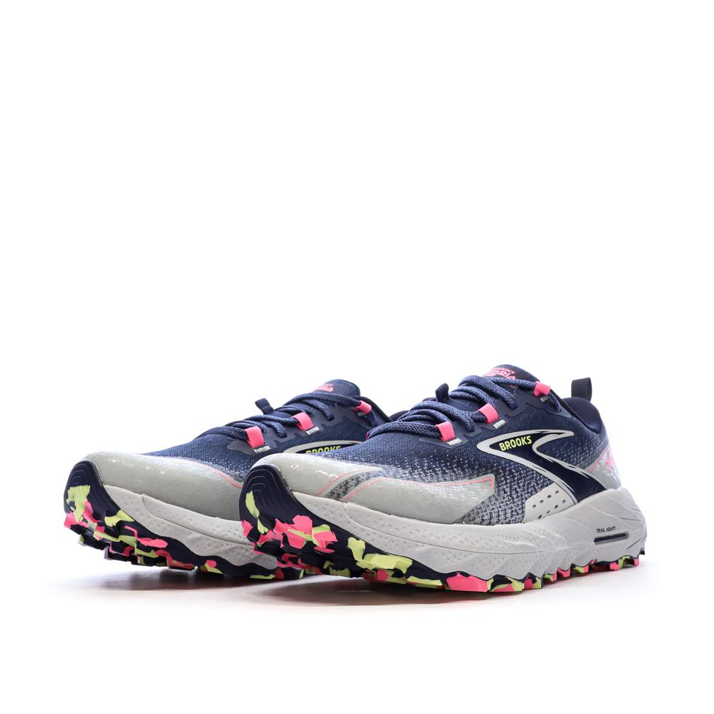 Chaussures de Trail Marine/Gris Femme Brooks Cascadia 18 vue 6