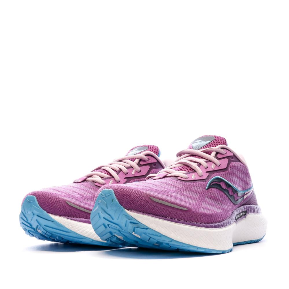 Chaussures de running Mauve Femme Saucony Triumph 19 vue 6