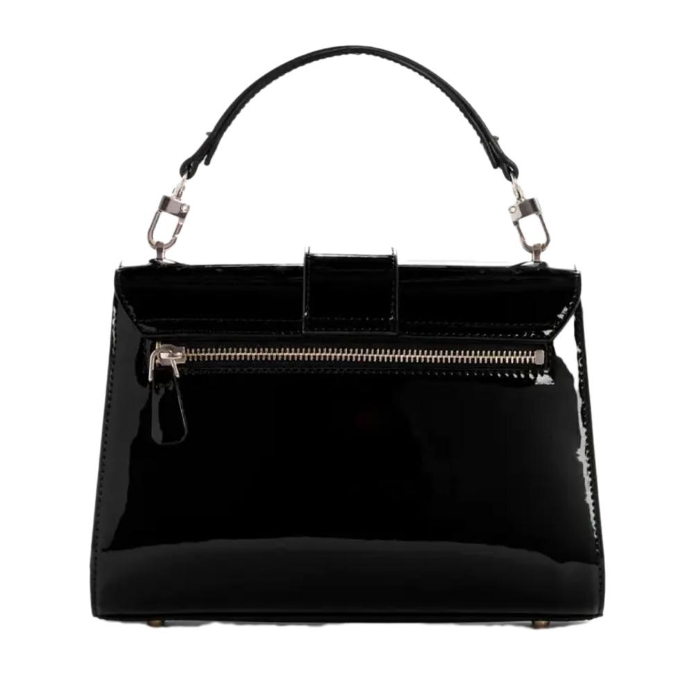 Sac à main Vernis Noir Femme Guess Nolana vue 3