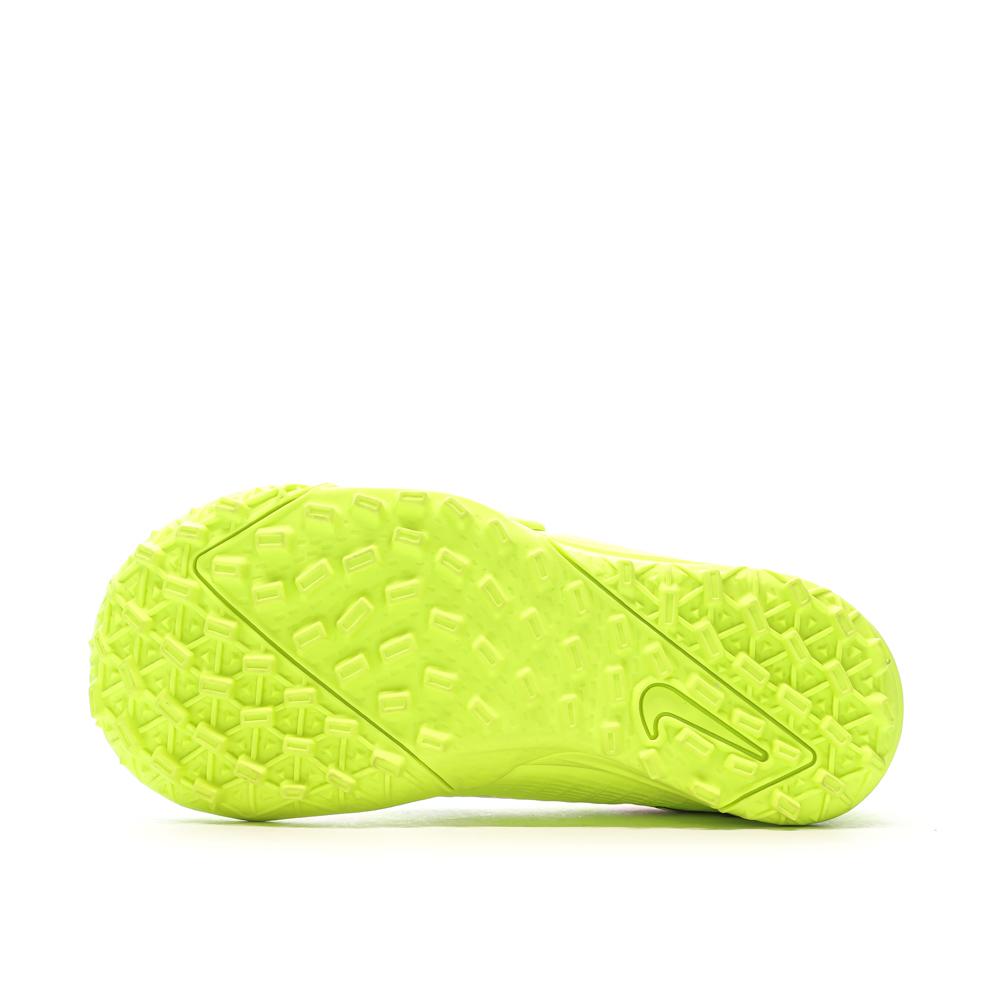 Chaussures de Foot Jaune Junior Nike Jr Vapor 14 Academy TF vue 5