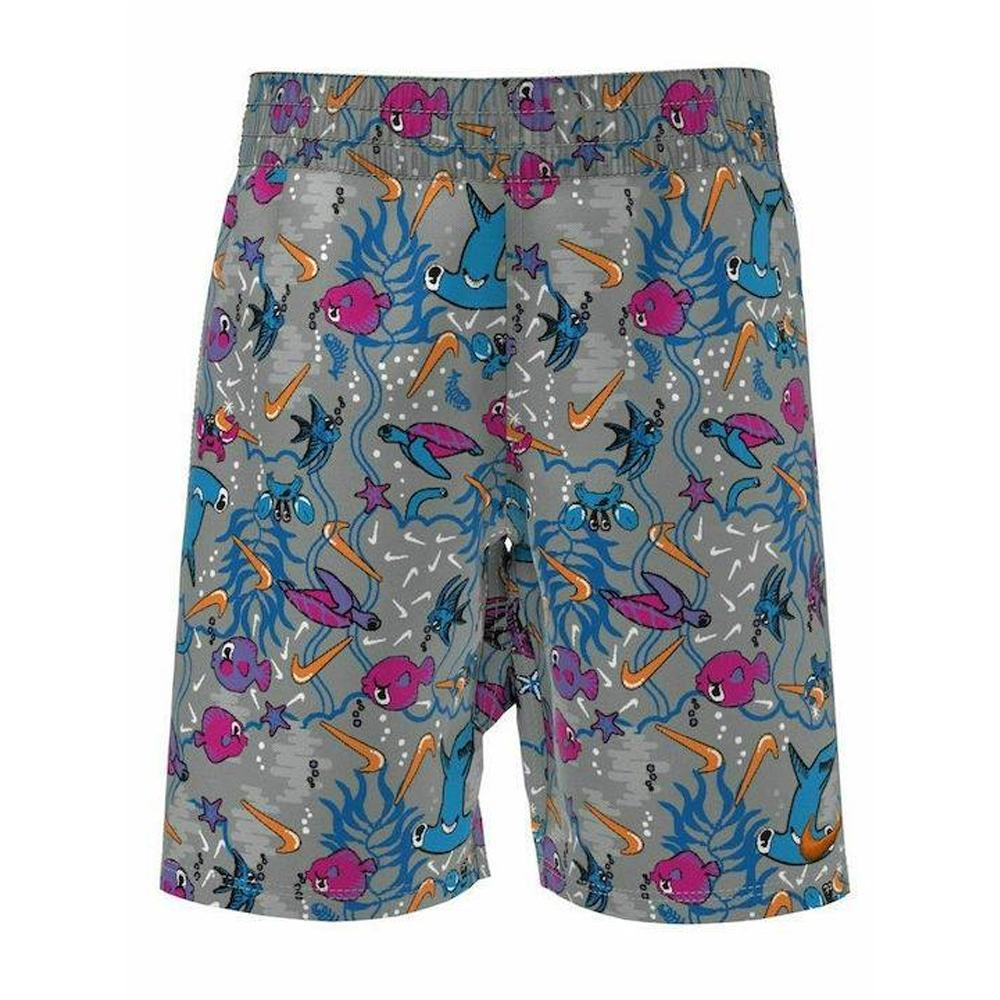 Short de bain Gris/Bleu Garçon Nike NESSC pas cher
