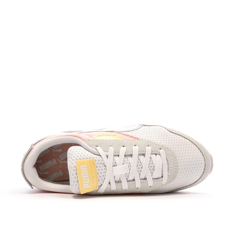 Baskets Grises/Rose Fille Puma Cruise Rider vue 4