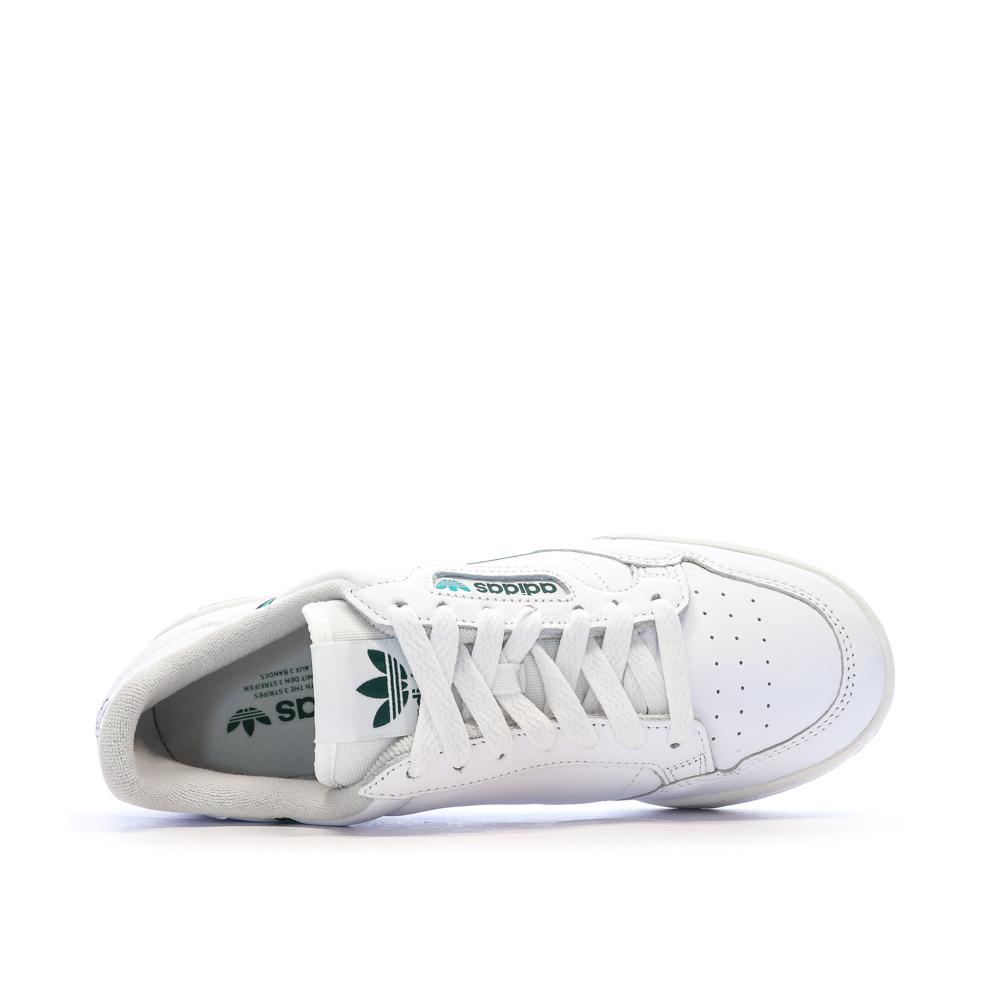 Baskets Blanches Mixte Conti Adidas Continental 80 vue 4