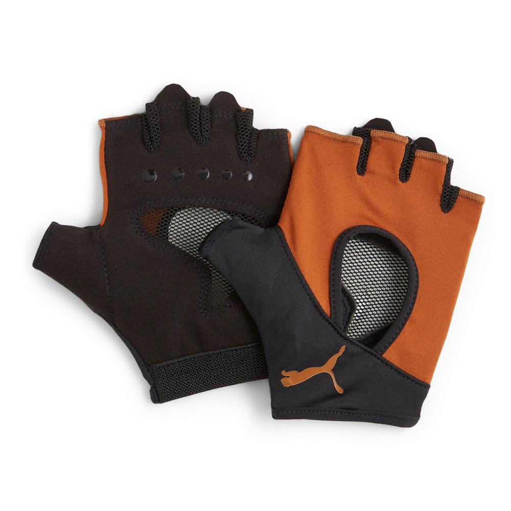 Gants de Vélo Orange/Noir Puma Cut Fingered Gloves pas cher
