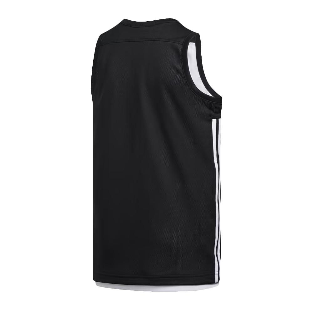 Maillot de Basketball Noir Garçon Adidas 3g Spee vue 2