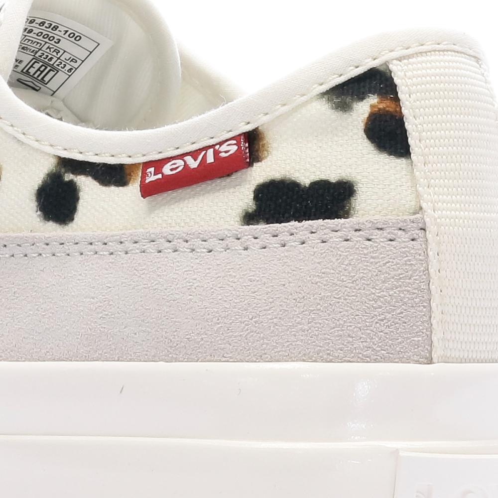 Baskets Blanche Femme Levi's Square Low S Off White vue 7