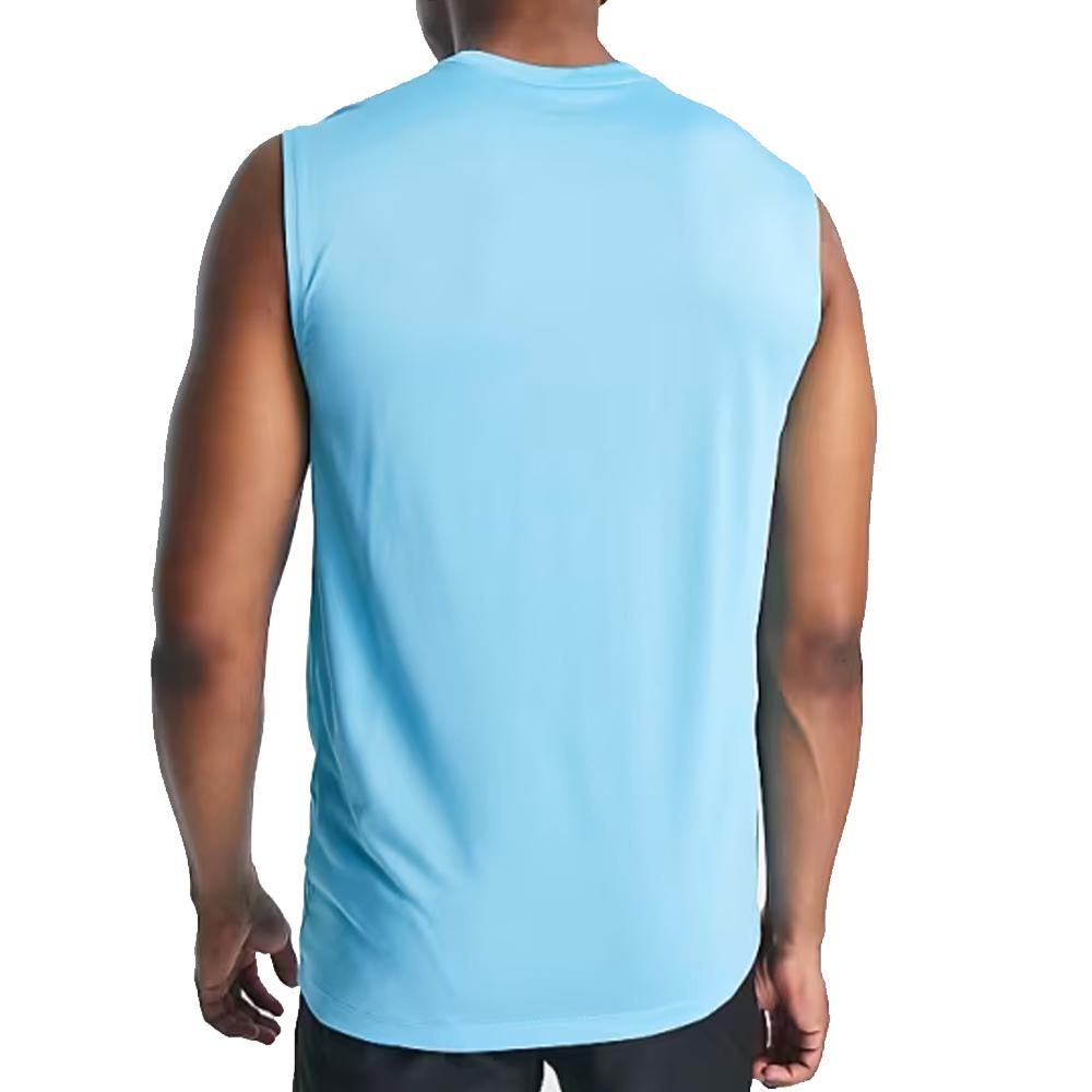 Débardeur Bleu Turquoise Homme Nike Reset vue 2
