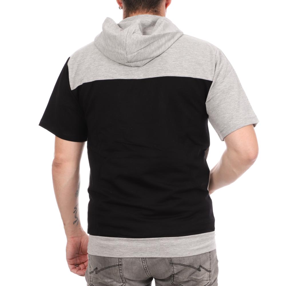 T-shirt Gris/Noir Homme Supreme Poek vue 2