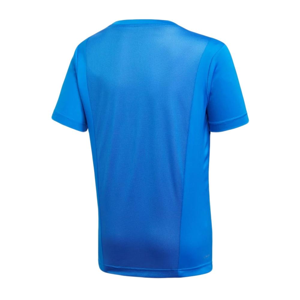 Maillot de sport Bleu Junior Adidas Tr Lin vue 2