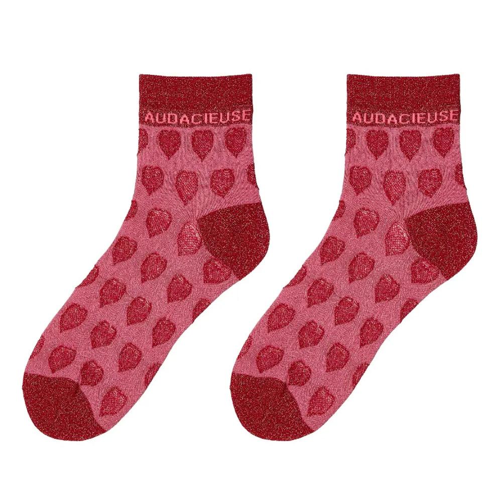 Rote Damensocken „Stella Green Audacieuse“ günstig