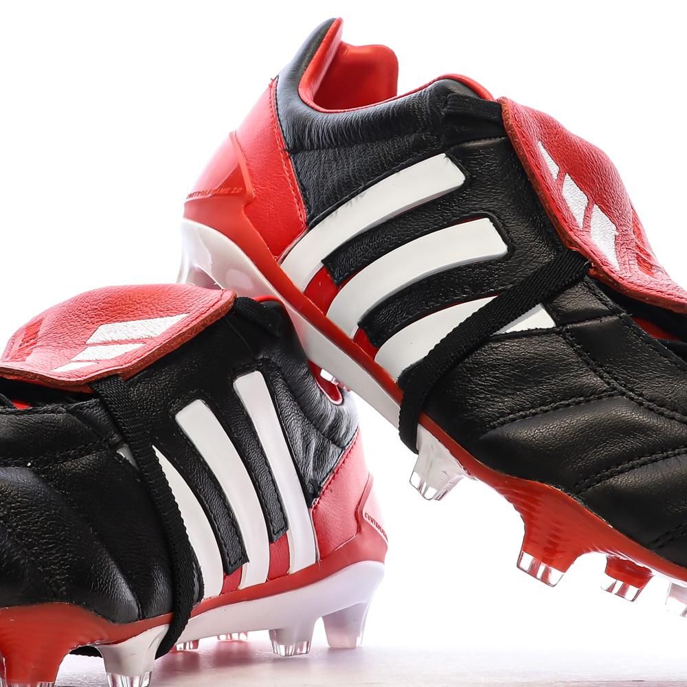 Chaussures de Foot Noir/Rouge Homme Adidas Predator Mania vue 7