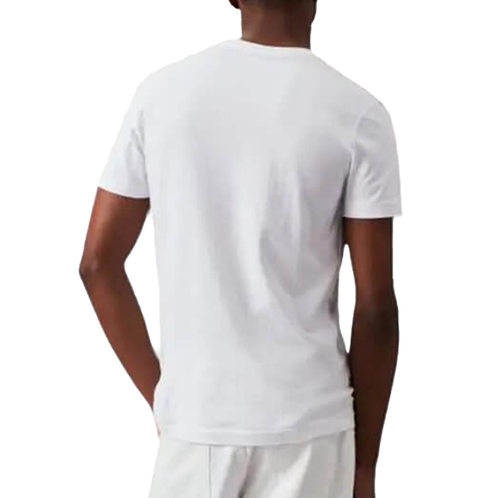 T-Shirt Blanc Homme Calvin Klein Jeans Essential Slim vue 2